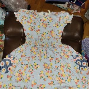 EUC Matilda Jane Girls sz 6 Chalkboard Doodle Dress